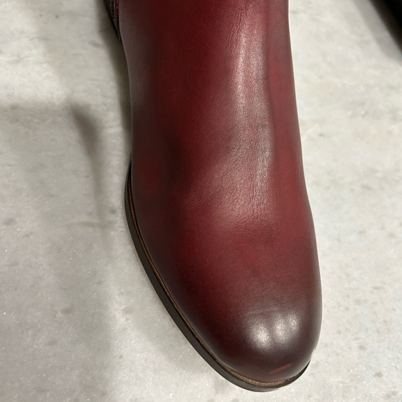 Luichiny’s finest Oxblood waxy buffed leather boots NWT - Picture 7 of 8